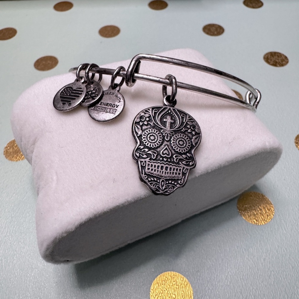 Alex and Ani Sugar Skull bracelet
